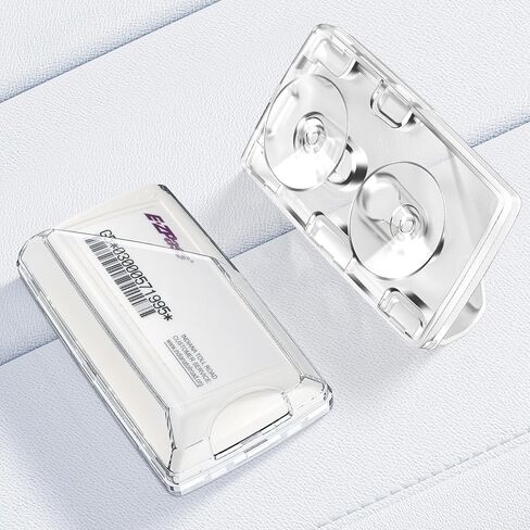 JUSTTOP EZ Pass Holder with Powerful Suction Cups for Windshield,Secure Your Toll Pass with Our EZ Pass Holder for Windshield,Only Fits EZ Pass Mini/Ipass,Clear,1 Pack in Saudi Arabia