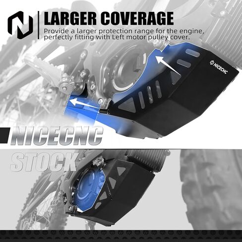 غلاف وحدة تحكم الألومنيوم الأزرق وحراسة هيكل المحرك متوافق مع Surron Light Bee X/S متوافق مع Segway X160 x260 انظر التناسب in Saudi Arabia