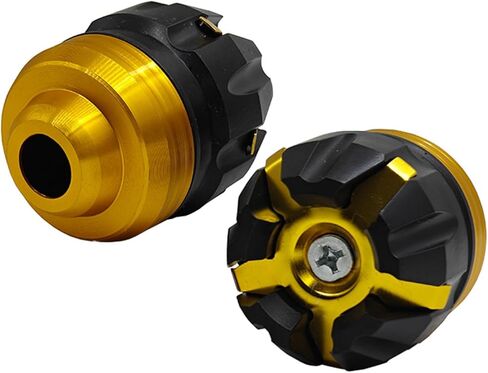 jiahesuw2 General Motorcycle Front Fork Protections Cups Aluminum Shock Resistant Buffer Cups Simple Installation for Safe ridings in Kuwait