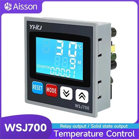 WSJ700 توقيت حساب درجة حرارة التحكم K النوع 220VAC ذكي متعدد الوظائف ترحيل الترحيل / إخراج SSR (ناتج الحالة الصلبة) in Saudi Arabia