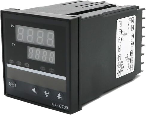 PID وحدة تحكم درجة الحرارة الرقمية REX-C700 C 700 ترحيل الإدخال العالمي مخرجات SSR لترموستات آلة التعبئة التلقائية (إخراج التتابع) in Saudi Arabia