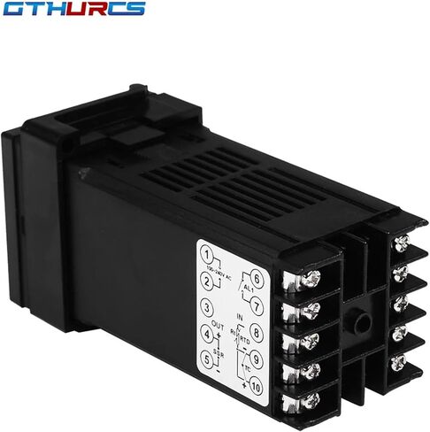 REX-C100 110V إلى 240 فولت 0 إلى 1300 درجة مجموعات تحكم درجة حرارة PID الرقمية مع مستشعر مسبار نوع K (إخراج التتابع) in Saudi Arabia