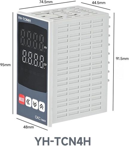 YH-TCN4 PID Dual Output SSR Relay Temperature Controller Digital Display Adjustment High Precision 100-240VAC 0-400℃ K/J/T/CU50(YH-TCN4H) in Saudi Arabia