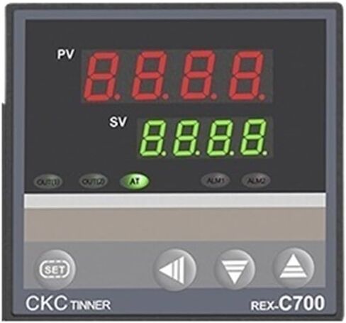 DC24V PID درجة حرارة وحدة التحكم الرقمية ترموستات ترموستات SSR الإخراج REX C400 C700 K E J PT100 CU50 (C700-VAN DC24V) in Saudi Arabia