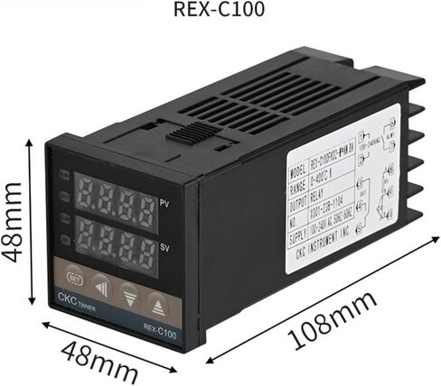 DC24V PID درجة حرارة وحدة التحكم الرقمية ترموستات ترموستات SSR الإخراج REX C400 C700 K E J PT100 CU50 (C700-VAN DC24V) in Saudi Arabia