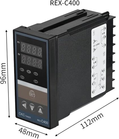 DC24V PID درجة حرارة وحدة التحكم الرقمية ترموستات ترموستات SSR الإخراج REX C400 C700 K E J PT100 CU50 (C700-VAN DC24V) in Saudi Arabia