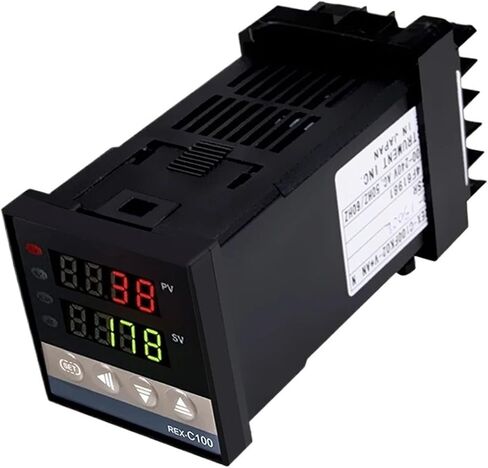 REX-C100 110V إلى 240 فولت 0 إلى 1300 درجة حرارة التحقيق أجهزة تحكم درجة حرارة PID الرقمية مع مستشعر مسبار نوع K (0-1300) in Saudi Arabia