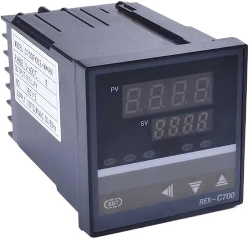 وحدة تحكم درجة حرارة الفرن 220 فولت REX-C700 C700 THERMOCOUPLE PT100 ، K Universal Relay Relay Output SSR OUTPUT 72*72MM THERMOSTAT (RELAY OUTPUT) in Saudi Arabia