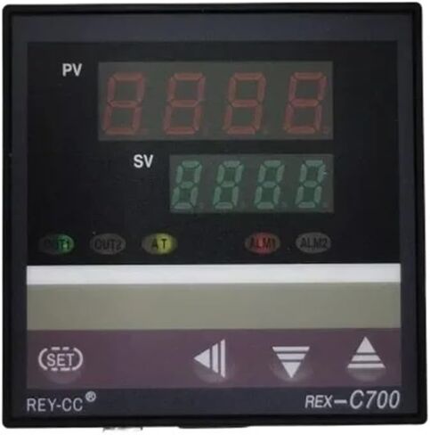 Rey-CC REX-C700 Intelligent Thermostat, Universal Input Full Intelligent PID Adjustment Temperature Control Meter(1) in Saudi Arabia