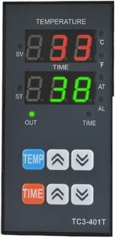 TC3-401T PID TEMPERTY TIMER TIMER TIMETERMENTER ANDECTION ANTEMRINCE RELAY K-TYPE 400 ℃ AC100 ~ 220V الجرس المنبه (TC3-701T) in Saudi Arabia