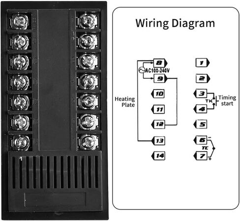TC3-401T PID TEMPERTY TIMER TIMER TIMETERMENTER ANDECTION ANTEMRINCE RELAY K-TYPE 400 ℃ AC100 ~ 220V الجرس المنبه (TC3-701T) in Kuwait