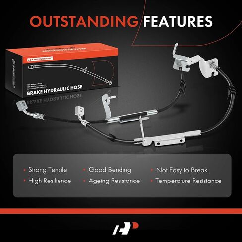 A-Premium Brake Hydraulic Hose Replacement for Jeep Wrangler 2018-2023, Rear Left and Right in Saudi Arabia