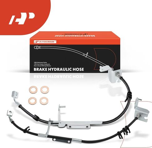 A-Premium Brake Hydraulic Hose Replacement for Jeep Wrangler 2018-2023, Rear Left and Right in Saudi Arabia