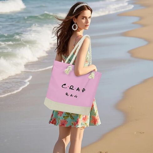 Fokongna Tote Bag For Women, Beach Bag Best Friend Travel Birthday Gifts, Travel Parties Vacation Shopping Essentials in Kuwait