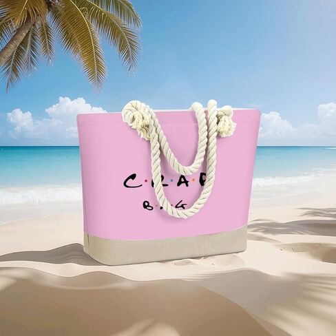 Fokongna Tote Bag For Women, Beach Bag Best Friend Travel Birthday Gifts, Travel Parties Vacation Shopping Essentials in Kuwait