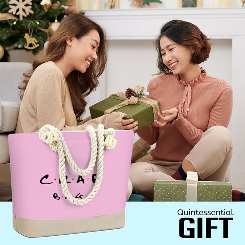 Fokongna Tote Bag For Women, Beach Bag Best Friend Travel Birthday Gifts, Travel Parties Vacation Shopping Essentials in Kuwait