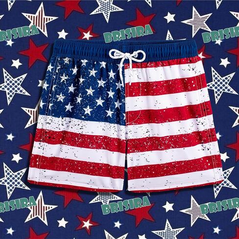 BRISIRA Boys Swim Trunks Bathing Suit Compression Boxer Brief Liner Anti-Chafe Swimsuit Swim Shorts Toddler Kids Youth Teen in Saudi Arabia