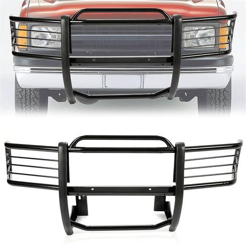 Kojem Front Brush Guard متوافق مع 1998-2004 Chevrolet S10 / Blazer S ، 1998-2001 GMC Jimmy / Envoy ， 1998-2004 GMC Sonoma ، 1998-2003 Isuzu Hombre ، 1998-2001 Oldsmobile Bravada Grille Grille in Kuwait