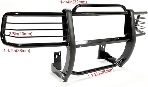 Kojem Front Brush Guard متوافق مع 1998-2004 Chevrolet S10 / Blazer S ، 1998-2001 GMC Jimmy / Envoy ， 1998-2004 GMC Sonoma ، 1998-2003 Isuzu Hombre ، 1998-2001 Oldsmobile Bravada Grille Grille in Kuwait