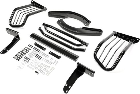 Kojem Front Brush Guard متوافق مع 1998-2004 Chevrolet S10 / Blazer S ، 1998-2001 GMC Jimmy / Envoy ， 1998-2004 GMC Sonoma ، 1998-2003 Isuzu Hombre ، 1998-2001 Oldsmobile Bravada Grille Grille in Kuwait