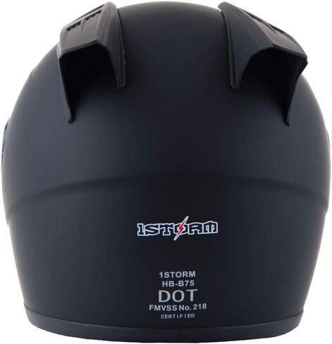 1Storm Motorcycle Modular Full Face Flip up Dual Visor Helmet + Spoiler: HB89 in Saudi Arabia