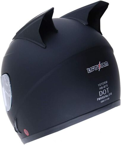 1Storm Motorcycle Modular Full Face Flip up Dual Visor Helmet + Spoiler: HB89 in Saudi Arabia