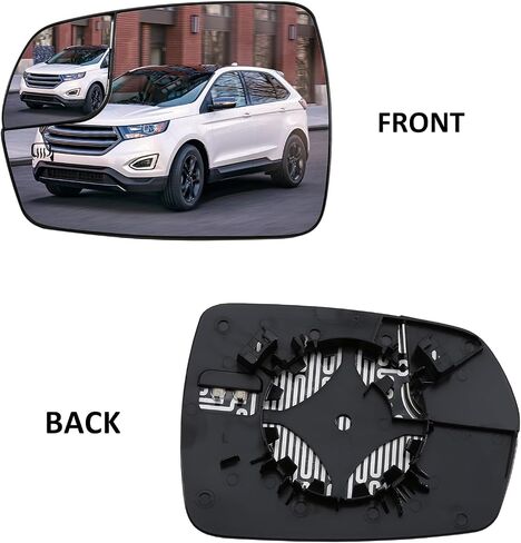 Passenger Side Mirror Replacement for Ford Edge 2015 2016 2017 2018 Mirrors Glass - Convex Mirror Glass, Right Side Rear View Mirror with Power Heated in Saudi Arabia