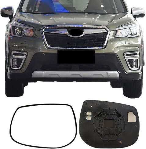 Glass Side Mirror Glass for Subaru Crosstrek 2018-2021 ، Forester 2019-2021 ، Packing Plate Power مسخن الجانبي الأيمن الزجاج المرآة لـ Subaru Crosstrek 2018 2019 2020 2021 ، Forester 2019 2020 2021 in Saudi Arabia