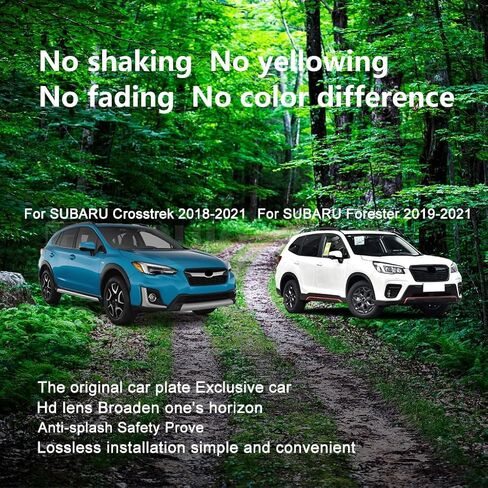 Glass Side Mirror Glass for Subaru Crosstrek 2018-2021 ، Forester 2019-2021 ، Packing Plate Power مسخن الجانبي الأيمن الزجاج المرآة لـ Subaru Crosstrek 2018 2019 2020 2021 ، Forester 2019 2020 2021 in Saudi Arabia
