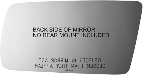 Fits 84-89 Nissan 300ZX, 200SX Right Passenger Clear Mirror Glass Lens w/Adhesive USA in Saudi Arabia