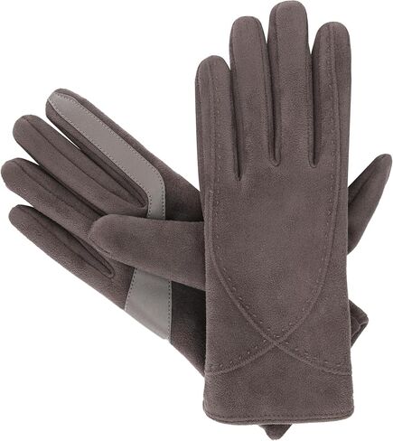 قفازات Isotoner النسائية المقاومة للماء والمتوافقة مع شاشة اللمس Microsuede in Kuwait