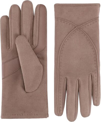 isotoner Women’s Water Repellent and Touchscreen Compatible Microsuede Gloves in Saudi Arabia