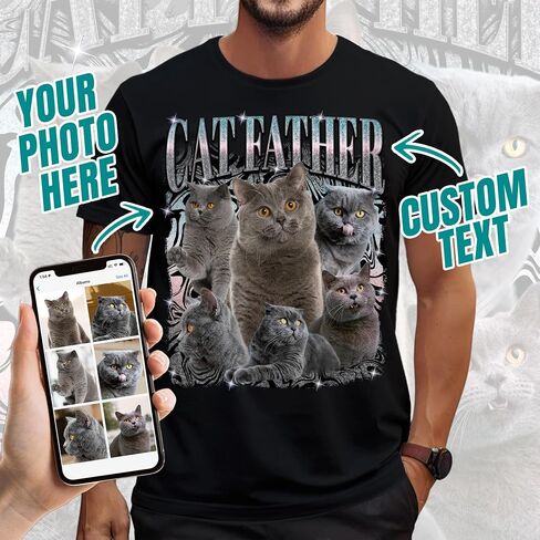 Custom Your Own Bootleg Rap Shirts Custom Picture Shirt Customized Vintage Graphic Tshirt Photo Gifts for Men Women in Saudi Arabia