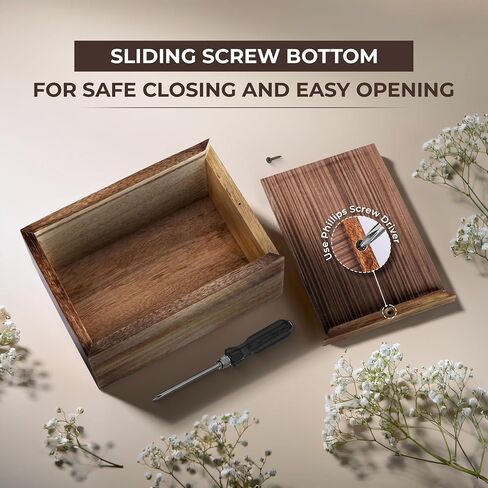 Cremation Urns for Human Ashes - Fishing Wooden Box and Casket for Men, Women and Child Ashes - Funeral Memorial Burial Urn for Cat Dog Pet Ashes - Large (200 Cu/in) in Kuwait