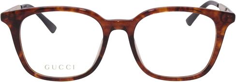 Gucci GG0831OA 002 Eyeglasses Men's Havana/Gold Full Rim Pantical Frame 52mm in Saudi Arabia