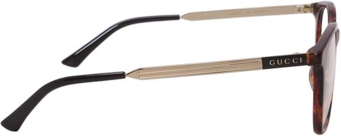 Gucci GG0831OA 002 Eyeglasses Men's Havana/Gold Full Rim Pantical Frame 52mm in Saudi Arabia