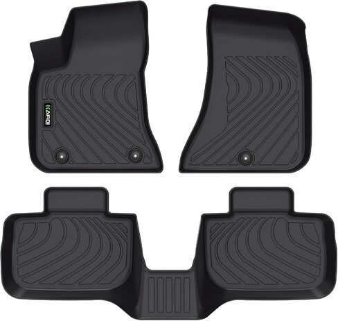 Floor Mats Custom for 2019-2024 ES ES350/ ES300h & 2025 ES300h All Weather Protection TPE Heavy Duty Non-Slip Automotive Floor Liners Fits Front& 2nd Row Full Set Accessories, Black in Saudi Arabia
