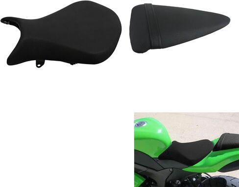 Green-L Motorcycle Rider&Passenger Seat Cushion Pillion Set Fit for Kawasaki Ninja ZX6R 2007-2008 in Saudi Arabia