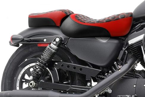 نسخة. Rider Iron 883 مقعدان UP مع مقعد Pillion للركاب لاتاكب لهارلي سبورتسستر الحديد 883 XL883N 2016-2022 مقعدين قطعتين in Kuwait