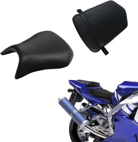Green-L Motorcycle Rider&Passenger Seat Pillion Cushion Set Fit for Yamaha YZF R1 2000-2001 in Saudi Arabia