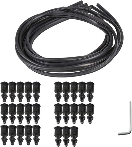 توليف المواصفات D 6pc الأمامية + الخلفية الأسود 7 "العجلة العريضة Fender Flares Kit متوافق مع 1997-2006 Jeep Wranger TJ in Saudi Arabia