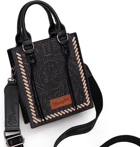 Wrangler Embossed Crossbody Bag for Women Top Handle Handbags and Western Mini Tote in Saudi Arabia
