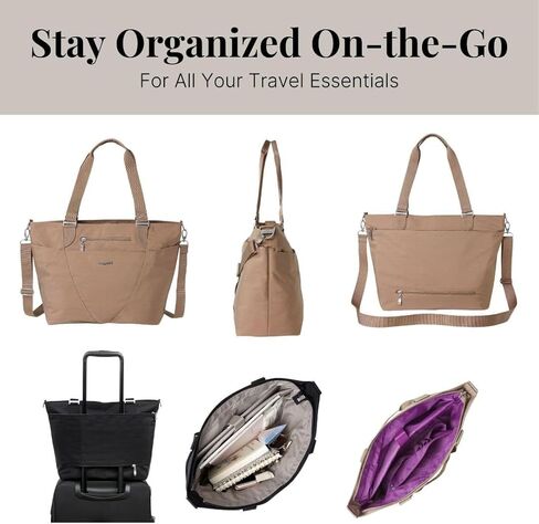 Baggallini Avenue Tote - 12x18 BAPTOP TOTE BAG للنساء - العمل خفيف الوزن حمل على حقيبة in Kuwait