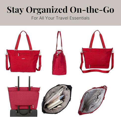 Baggallini Avenue Tote - 12x18 BAPTOP TOTE BAG للنساء - العمل خفيف الوزن حمل على حقيبة in Saudi Arabia