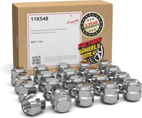 Wheel Accessories Parts 10 Pcs M14x1.5 14x1.5 Thread OEM Style Lug Nuts 1.10" Long Black 7/8" 22mm Hex Fits Acura Integra MDX RLX ｜ Honda Odyssey Passport Pilot Civic 90304-T6Z-A01 ｜ 611-347 in Kuwait