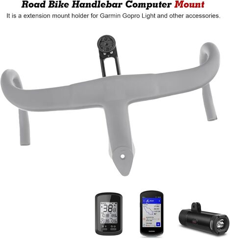 Xotic Tech Out Front Bike Stem Handlebar Computer Mount Holder for Garmin Edge Wahoo Bryton Campatible with Pinarello Dogma F10 F12 F Most Talon Ultra Handlebar (Aluminum Alloy) in Saudi Arabia
