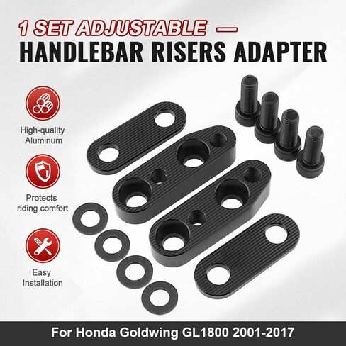 FSFY Motorcycle Handlebar Riser Adapter Replacement for HONDA Goldwing 1800 GL1800 2001-2017 in Saudi Arabia