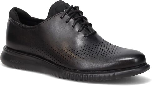 حذاء Cole Haan الرجالي 2.Zerogrand Laser Wing Tip Oxford مبطن بدون كعب، الجزء العلوي من جلد نوبوك بلون الكمأة/العاجي، 12 in Saudi Arabia