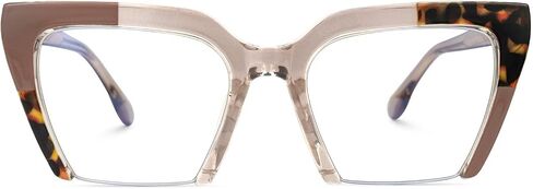 VOOGLAM Square Blue Light Glasses for Women Men Anti Eyestrain Dry Eyes Computer Phone TV Eyewear Danyale in Saudi Arabia