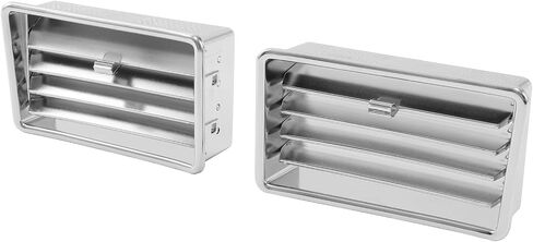 TCT-MOTORPARTS Chrome Lower Fairing Fresh Air Vents Fit For Honda Goldwing GL1800 2001-2010 in Saudi Arabia